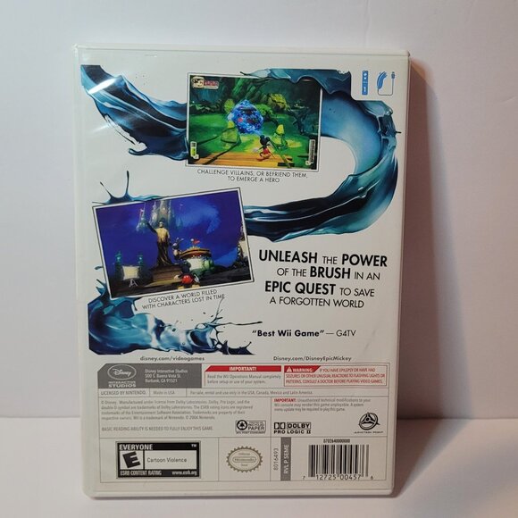 Disney Epic Mickey Wii Game - Picture 2 of 4